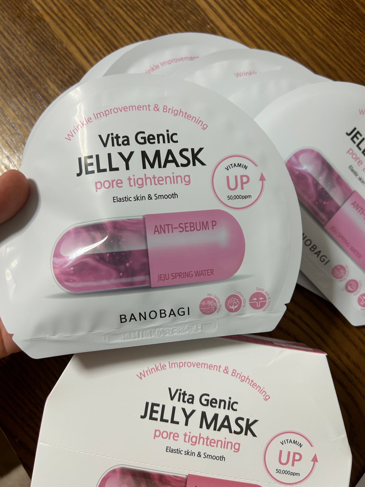 ビタジェニック ゼリーマスク ポアタイトニング /BANOBAGI/シートマスク・パックを使ったクチコミ(2枚目)
