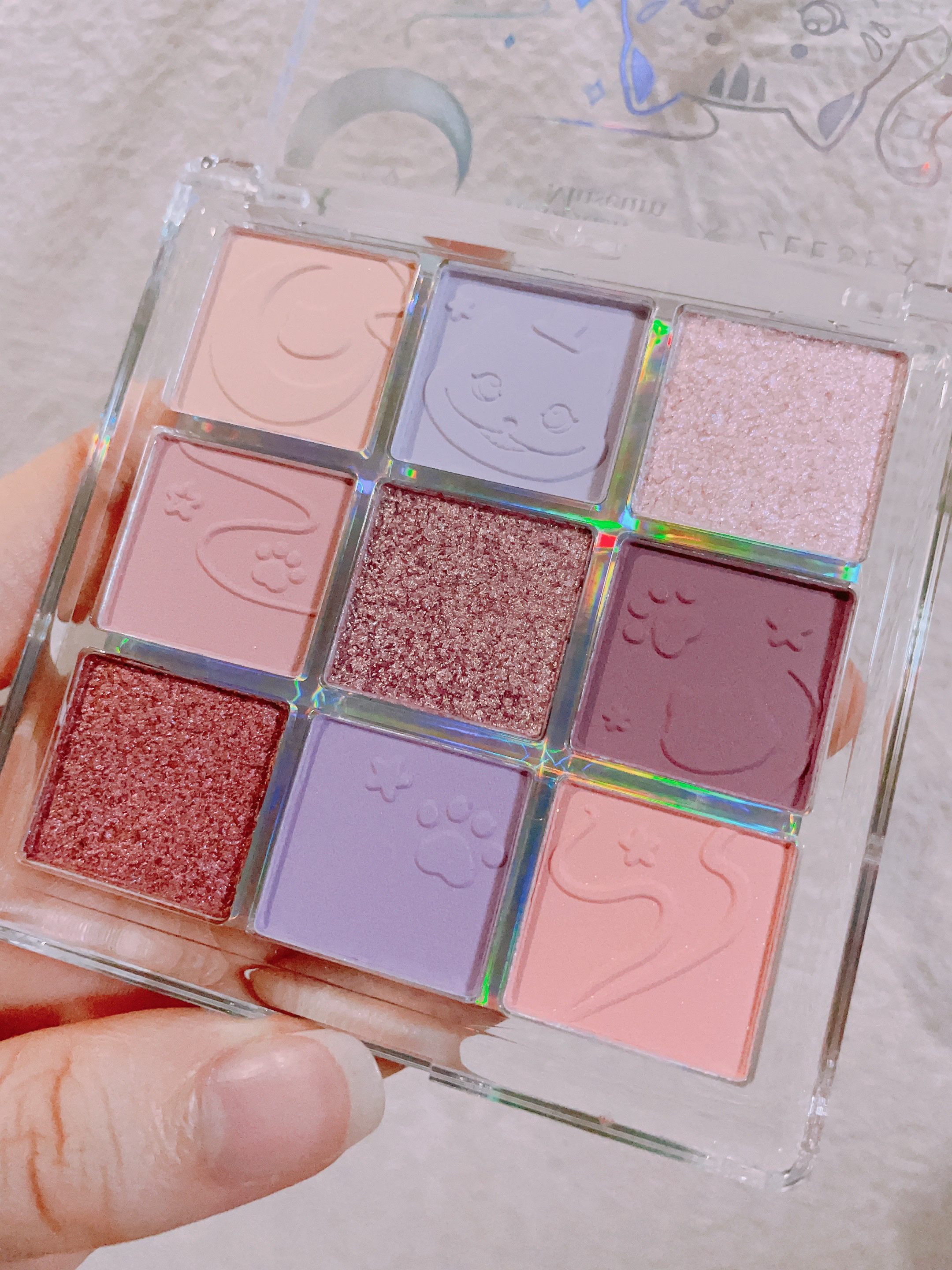 クォーツ 9色アイシャドウパレット(ドリームランドアイシャドウ)/ZEESEA/アイシャドウパレットを使ったクチコミ（2枚目）