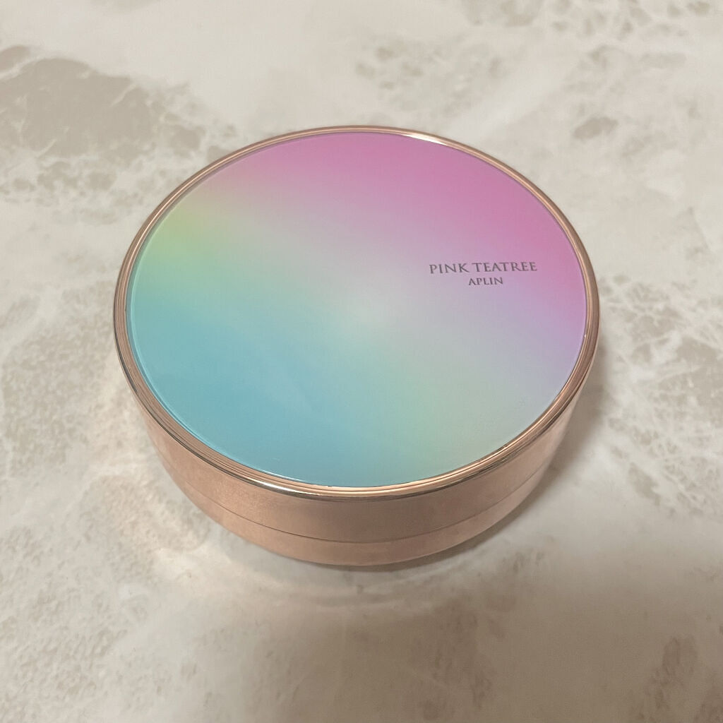 ピンクティーツリーカバークッション/APLIN/クッションファンデーションを使ったクチコミ（2枚目）