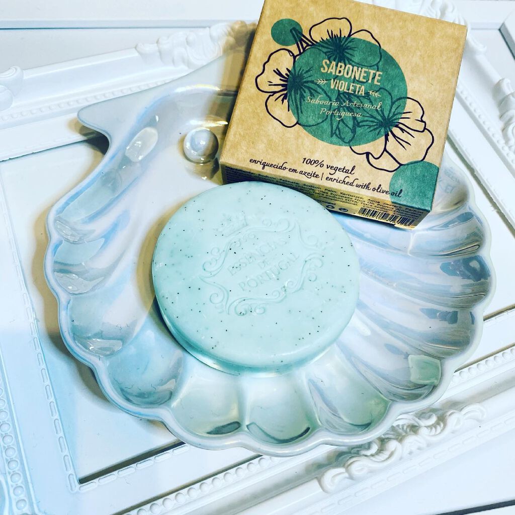 ROUND SOAP VIOLET/ESSENCIAS DE PORTUGAL/洗顔石鹸を使ったクチコミ(3枚目)