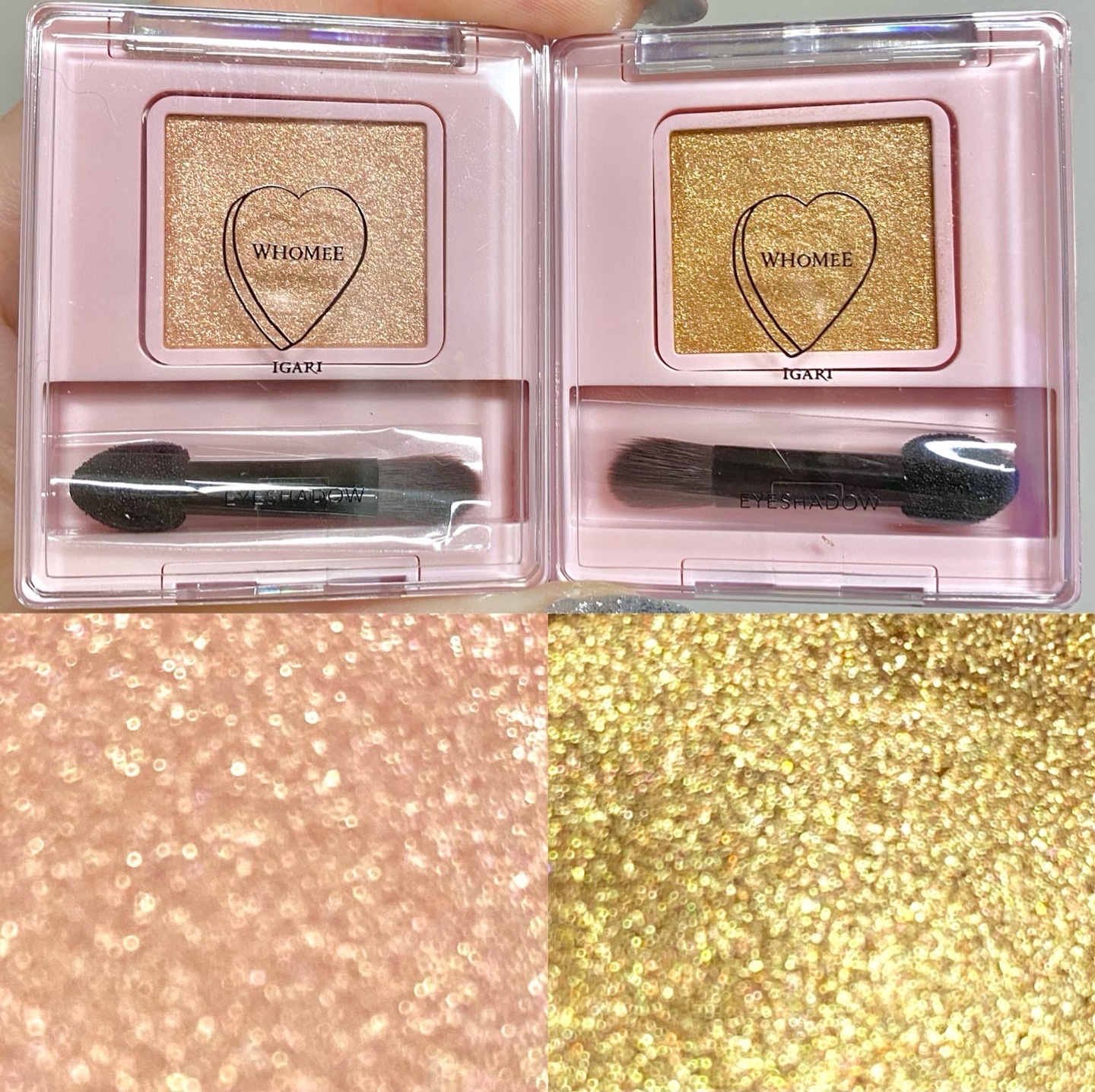 フーミー シングルラメシャドウ/WHOMEE/単色アイシャドウを使ったクチコミ（1枚目）