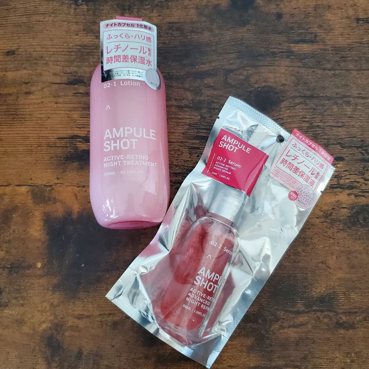 アクティブレチノ ナイトトリートメント ローション/AMPULE SHOT/化粧水を使ったクチコミ（1枚目）