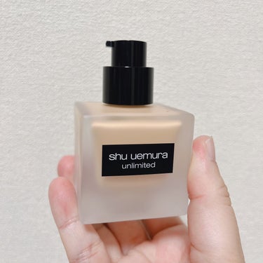 アンリミテッド ラスティング フルイド/shu uemura/リキッドファンデーションを使ったクチコミ（2枚目）