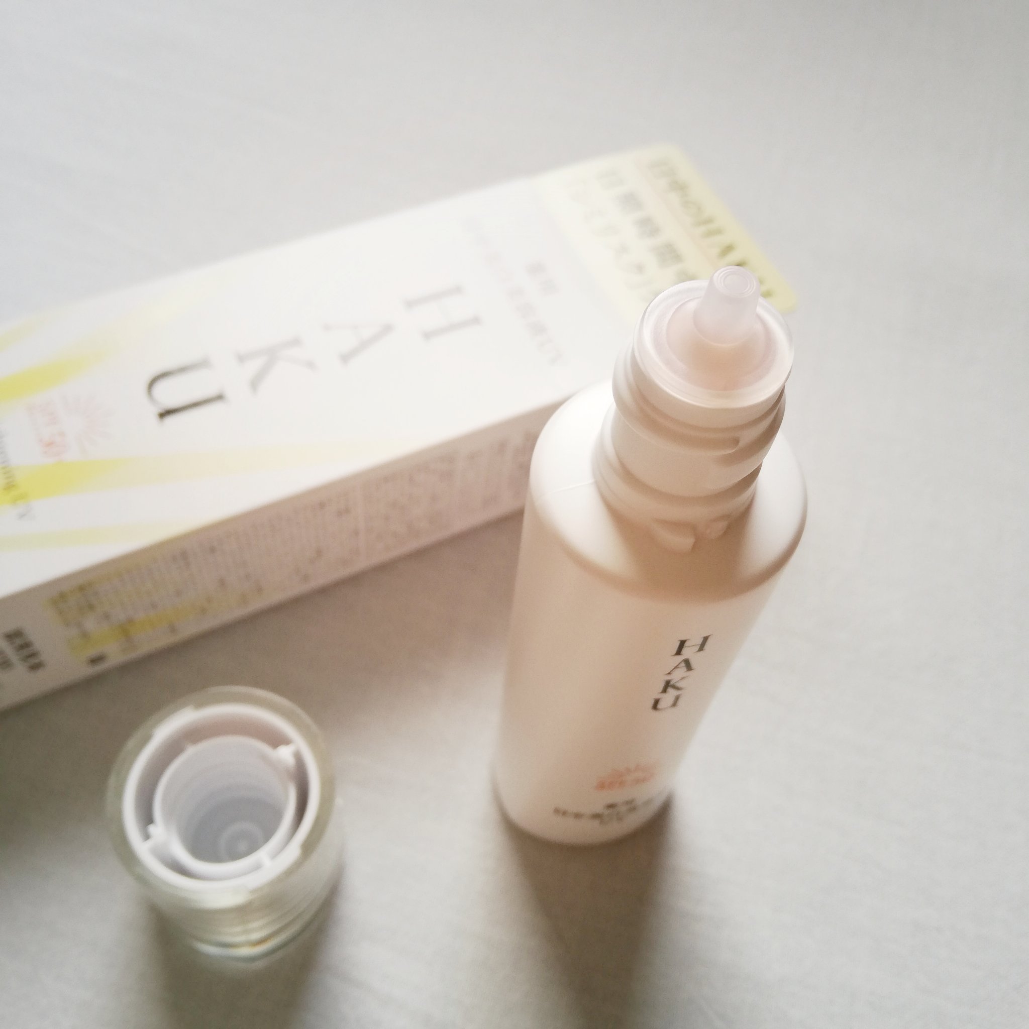 薬用 日中美白美容液UV/HAKU/日焼け止めローションを使ったクチコミ（3枚目）