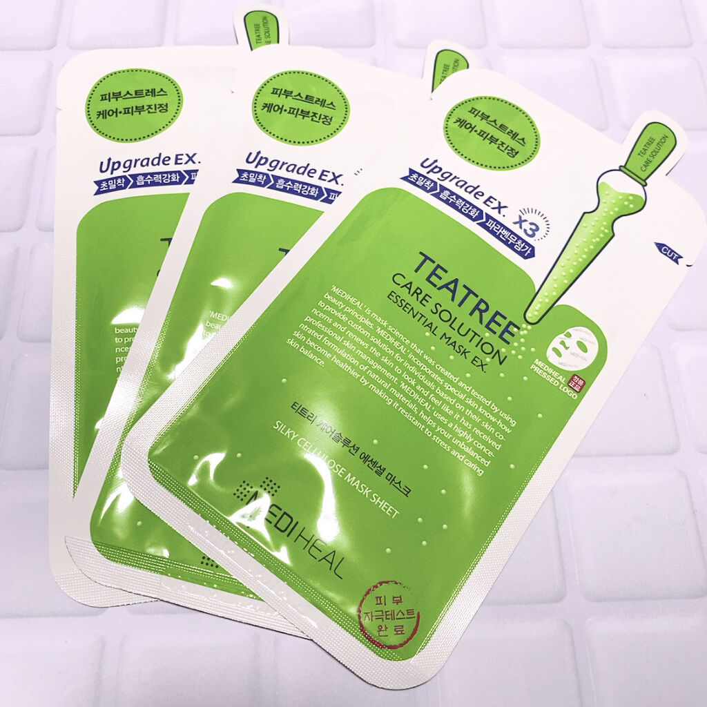 ティーツリーケア ソリューション エッセンシャルマスクEX/MEDIHEAL/シートマスク・パックを使ったクチコミ（1枚目）