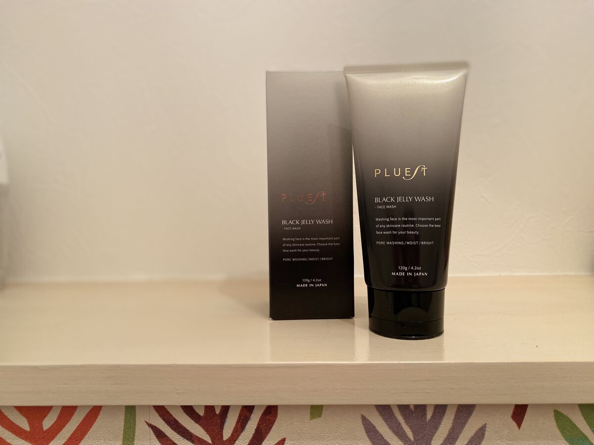 BLACK JELLY WASH（ブラックジェリーウォッシュ）/PLUEST/その他洗顔料を使ったクチコミ（1枚目）