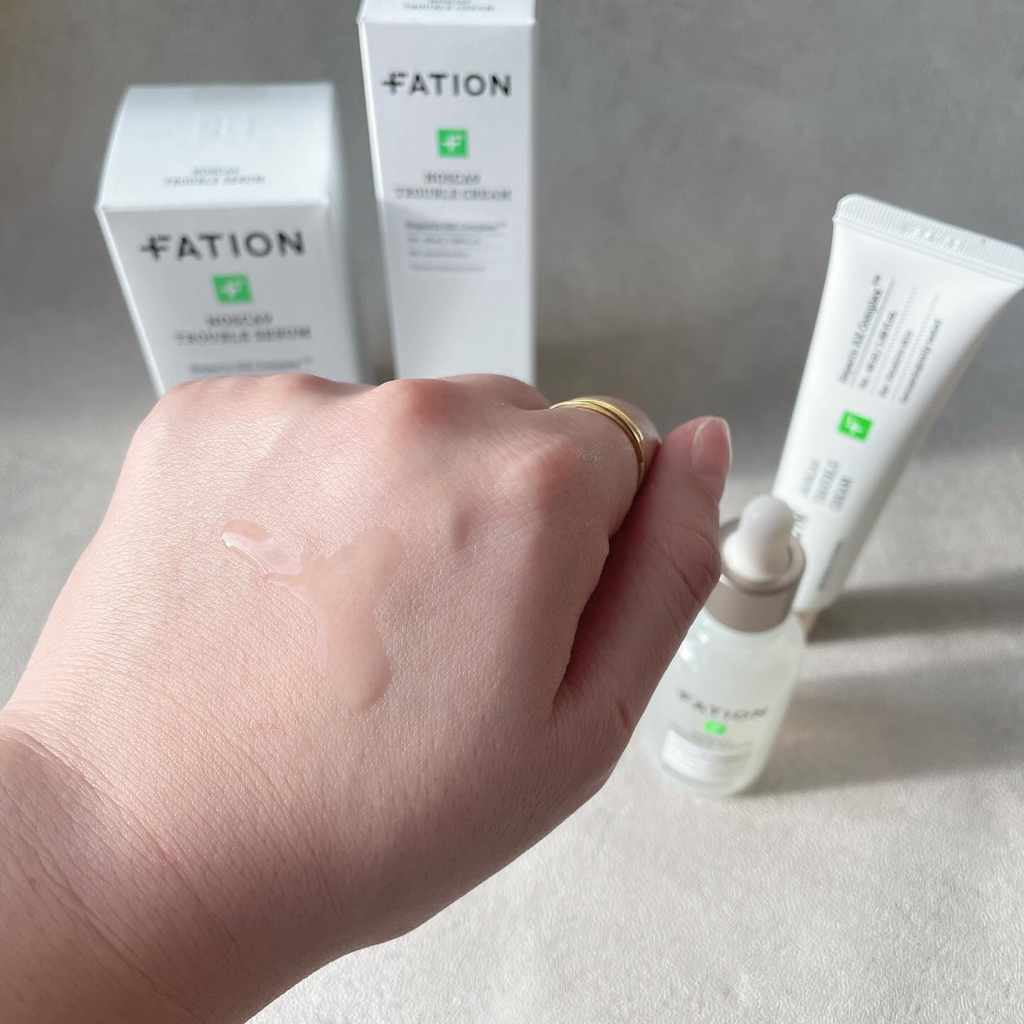 ノスカナイン トラブル セラム/FATION/美容液を使ったクチコミ（3枚目）