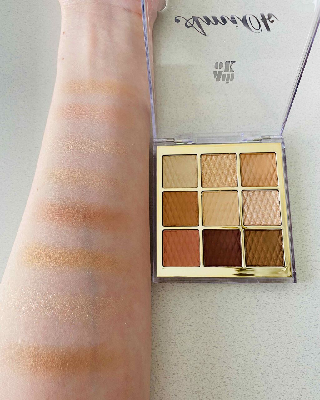 ソフトクレイビームアイシャドウパレット/AMIOK/ジェル・クリームアイシャドウを使ったクチコミ(3枚目)