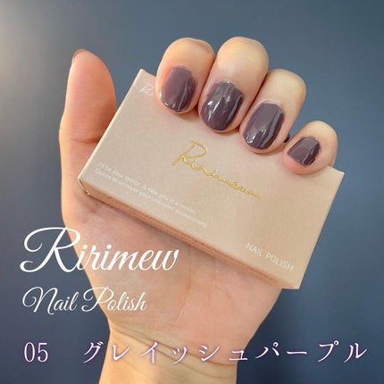 ネイルポリッシュ /Ririmew/マニキュアを使ったクチコミ(1枚目)