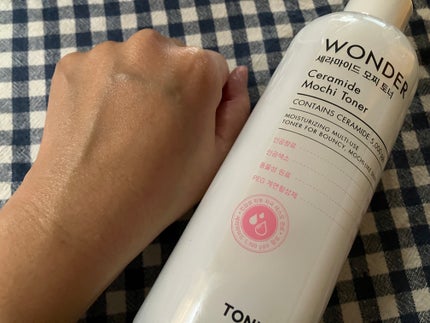 Wonder Ceramide Mochi Toner(トニーモリーワンダーCモチトナー)/TONYMOLY/化粧水を使ったクチコミ(5枚目)