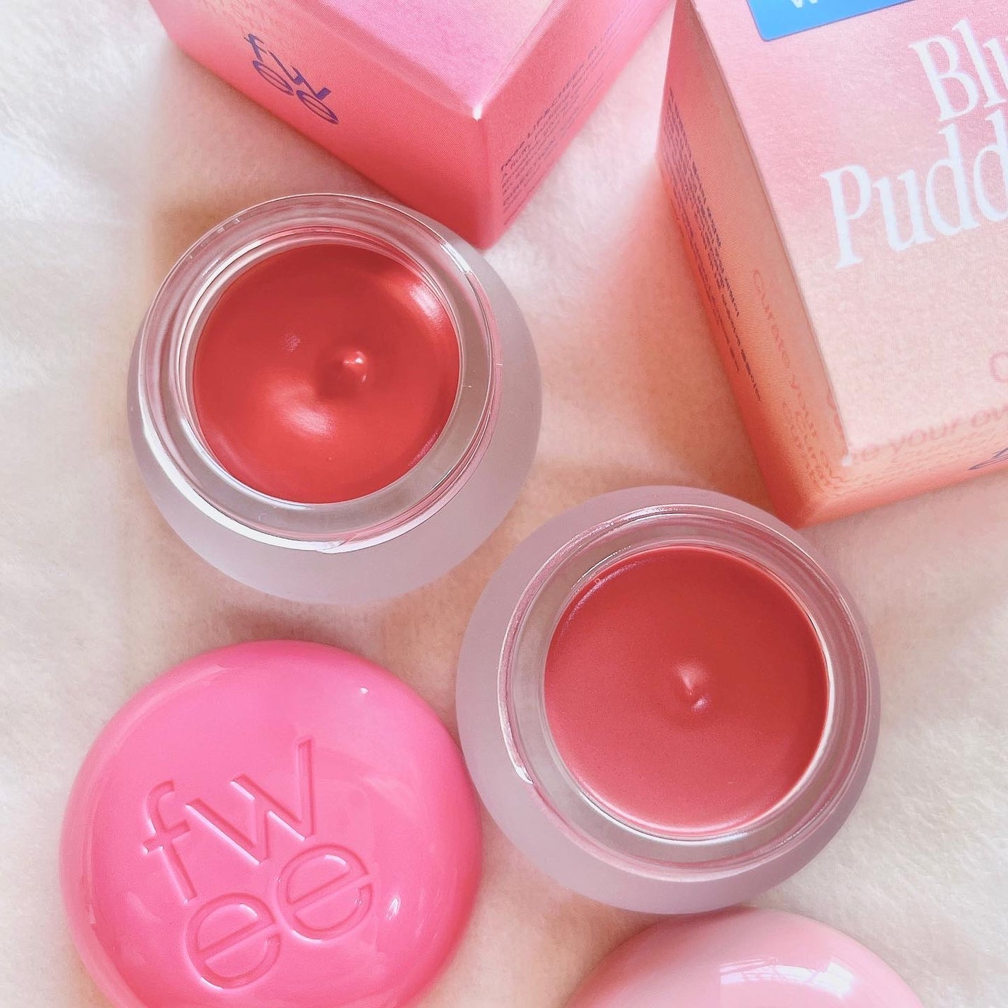 リップアンドチーク ブラーリープリンポット/fwee/口紅を使ったクチコミ(1枚目)