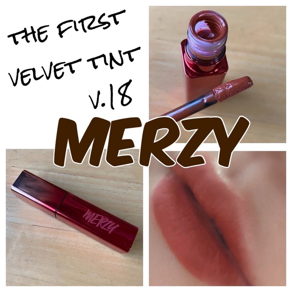 ザ ファースト ベルベット ティント シーズン3/MERZY/リップティントを使ったクチコミ(1枚目)