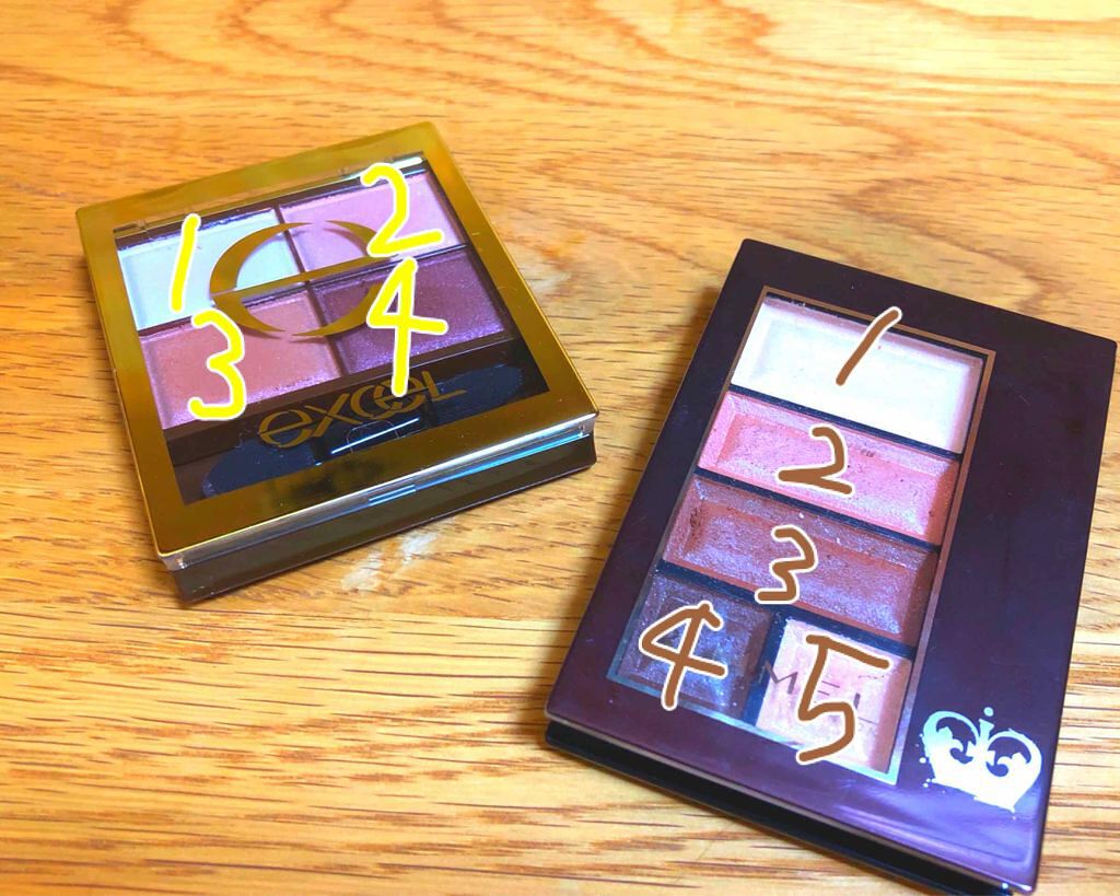 スキニーリッチシャドウ/excel/アイシャドウパレットを使ったクチコミ(2枚目)