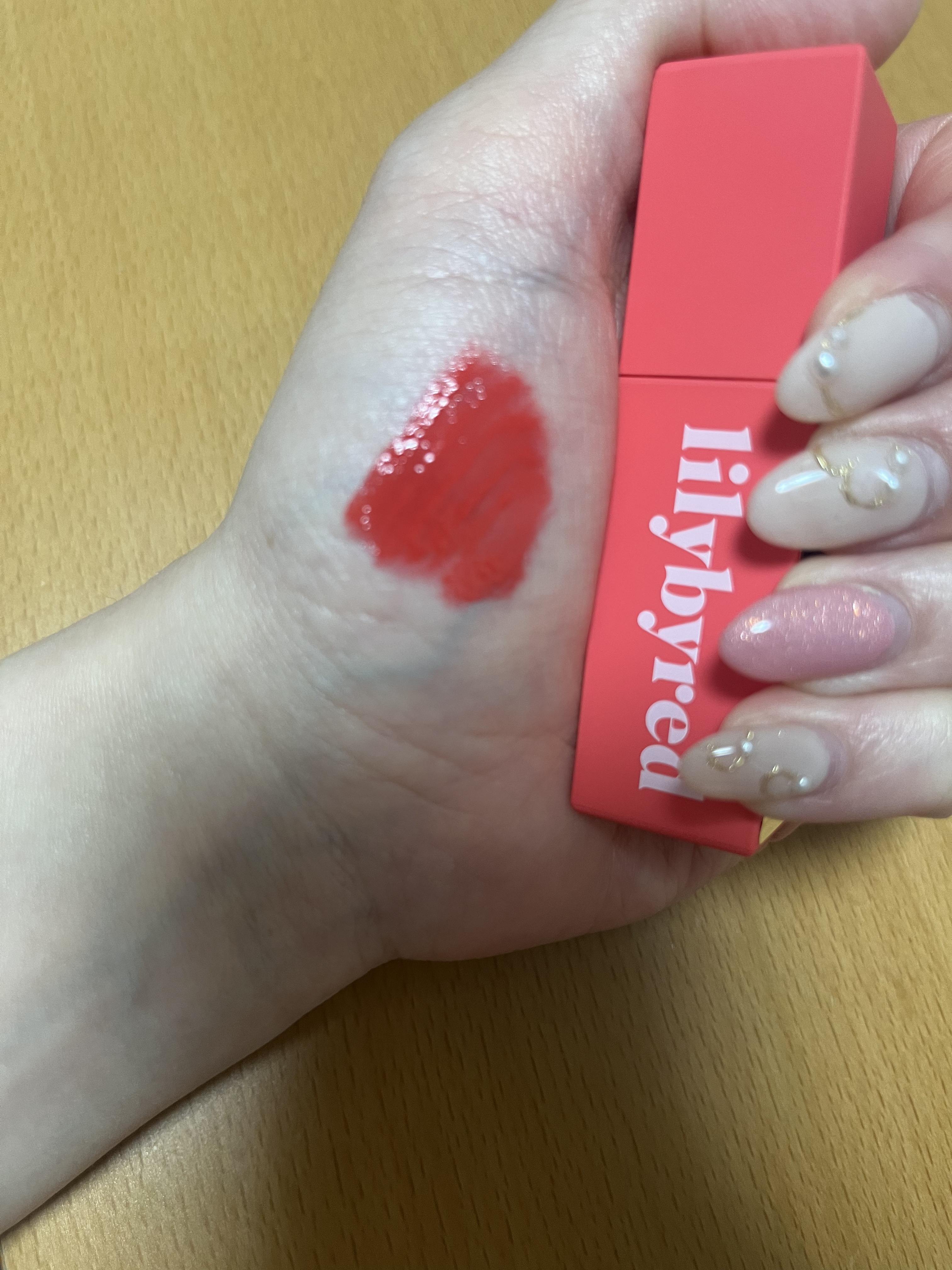 ブラッディライアー コーティングティント/lilybyred/リップティントを使ったクチコミ（3枚目）