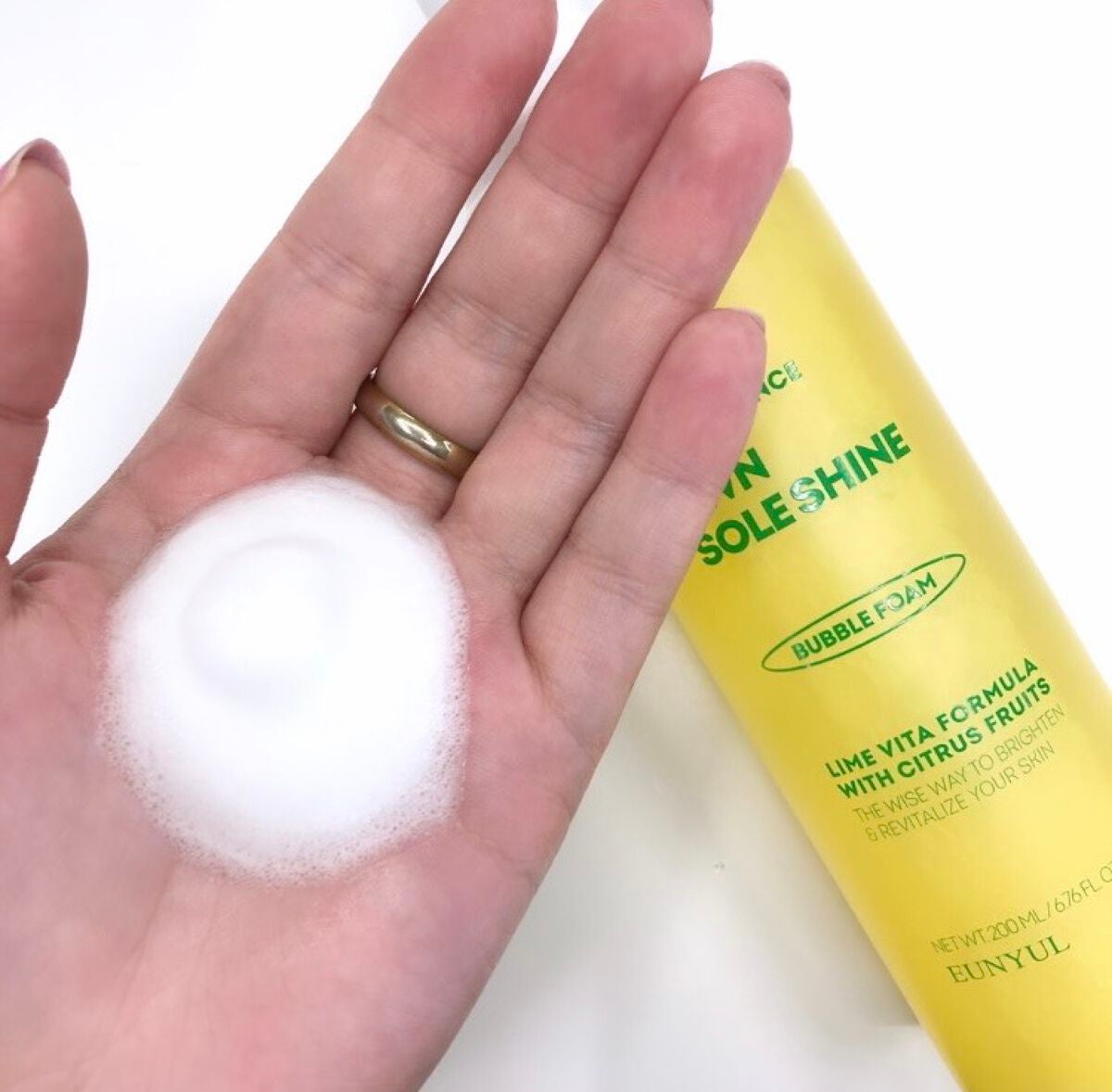 ビタバランスオウンソールシャインバブルフォーム/EUNYUL/泡洗顔を使ったクチコミ(1枚目)