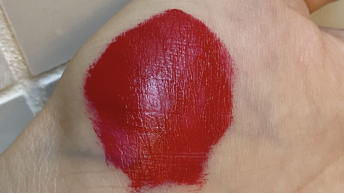 VELVET LIP CREAM/H&M/口紅を使ったクチコミ（3枚目）