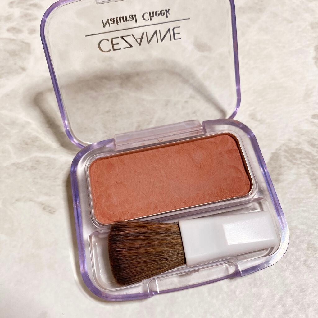 ナチュラル チークN/CEZANNE/パウダーチークを使ったクチコミ(2枚目)