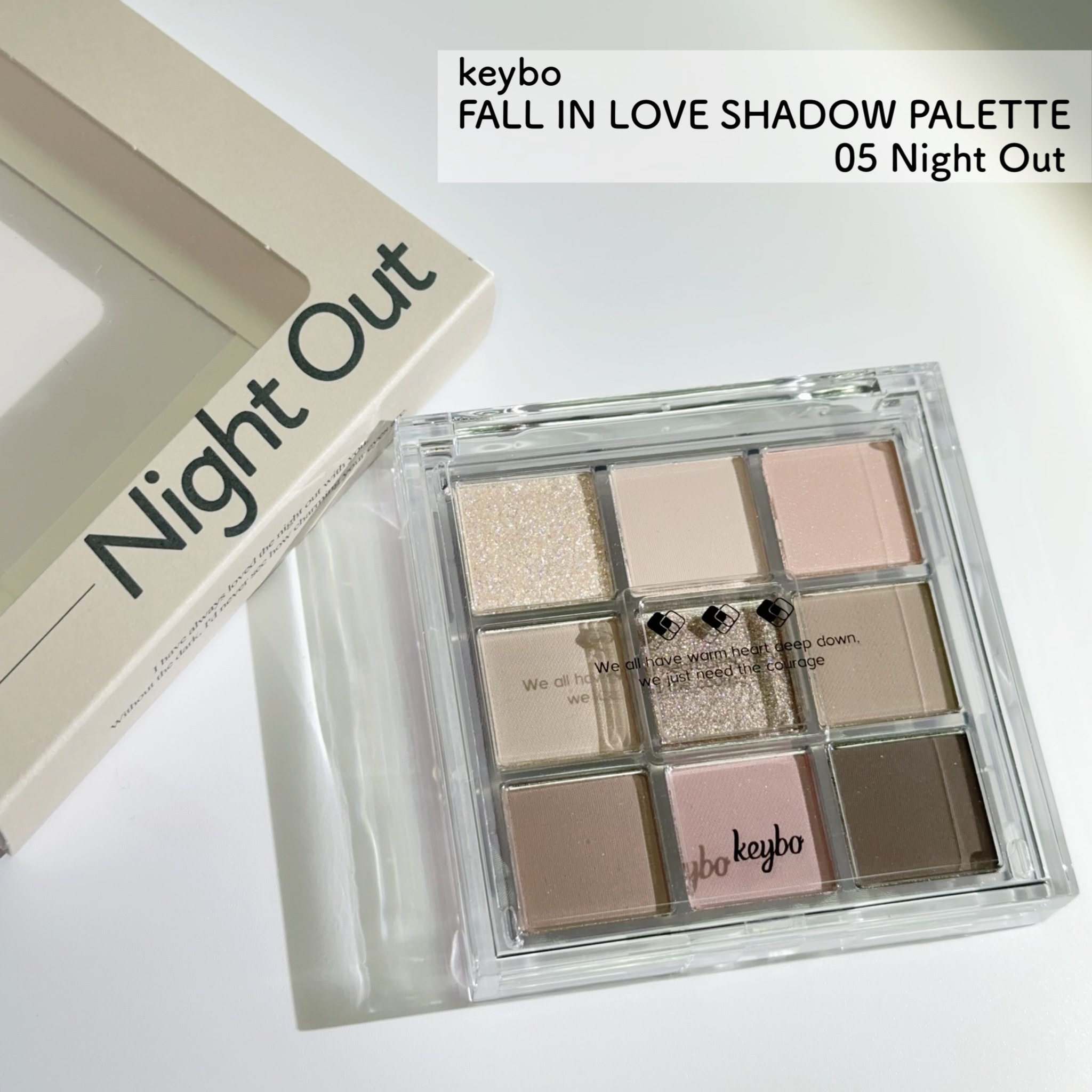 KEYBO FALL IN LOVE SHADOW PALETTE/keybo/アイシャドウパレットを使ったクチコミ（2枚目）