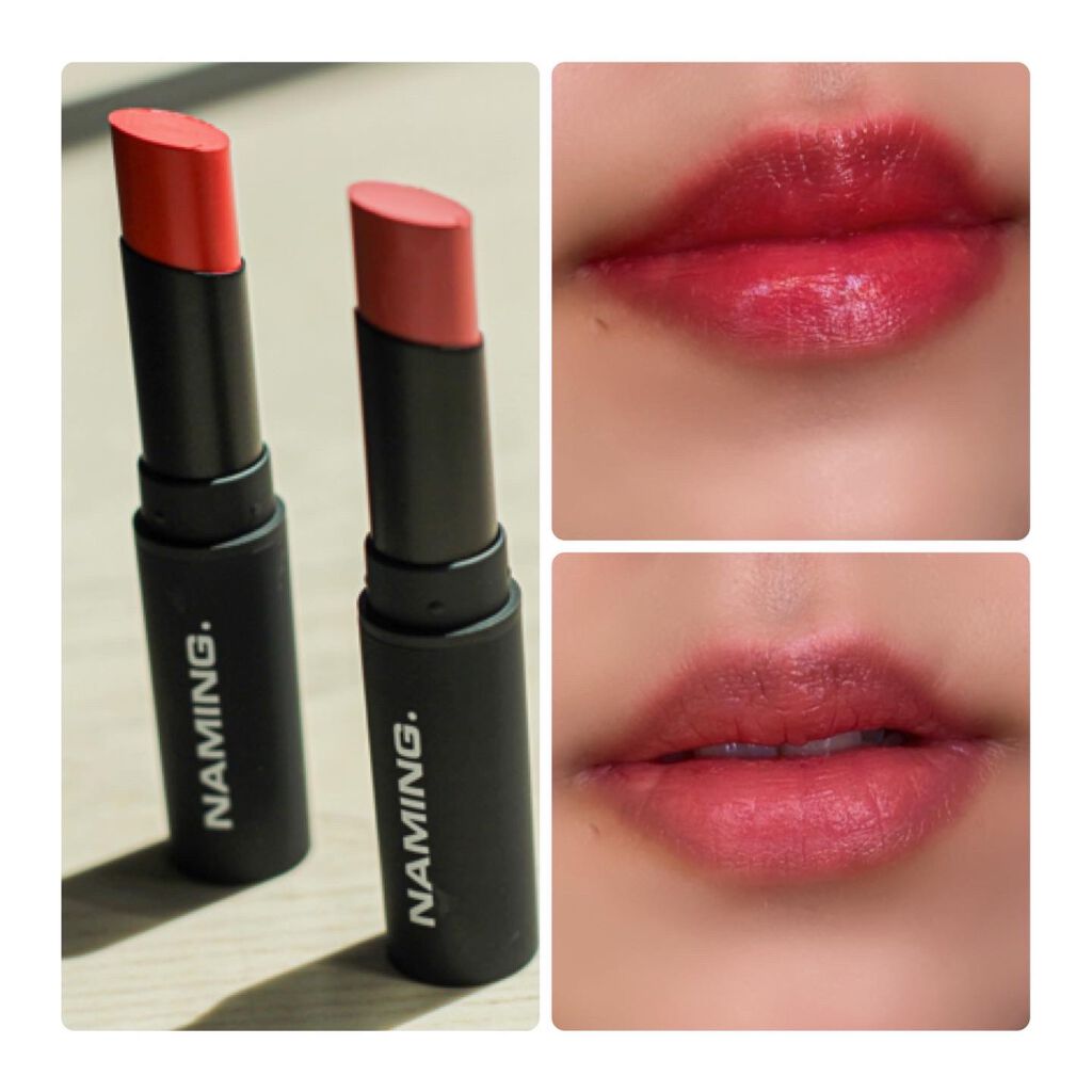 スマッジセミマットリップスティック/NAMING./口紅を使ったクチコミ（3枚目）