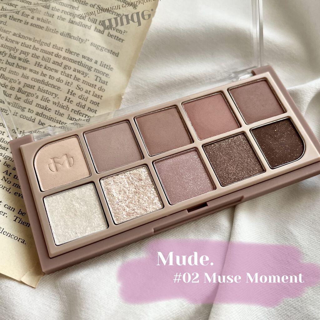 MDショールモーメント アイシャドウパレット/mude./アイシャドウパレットを使ったクチコミ（1枚目）