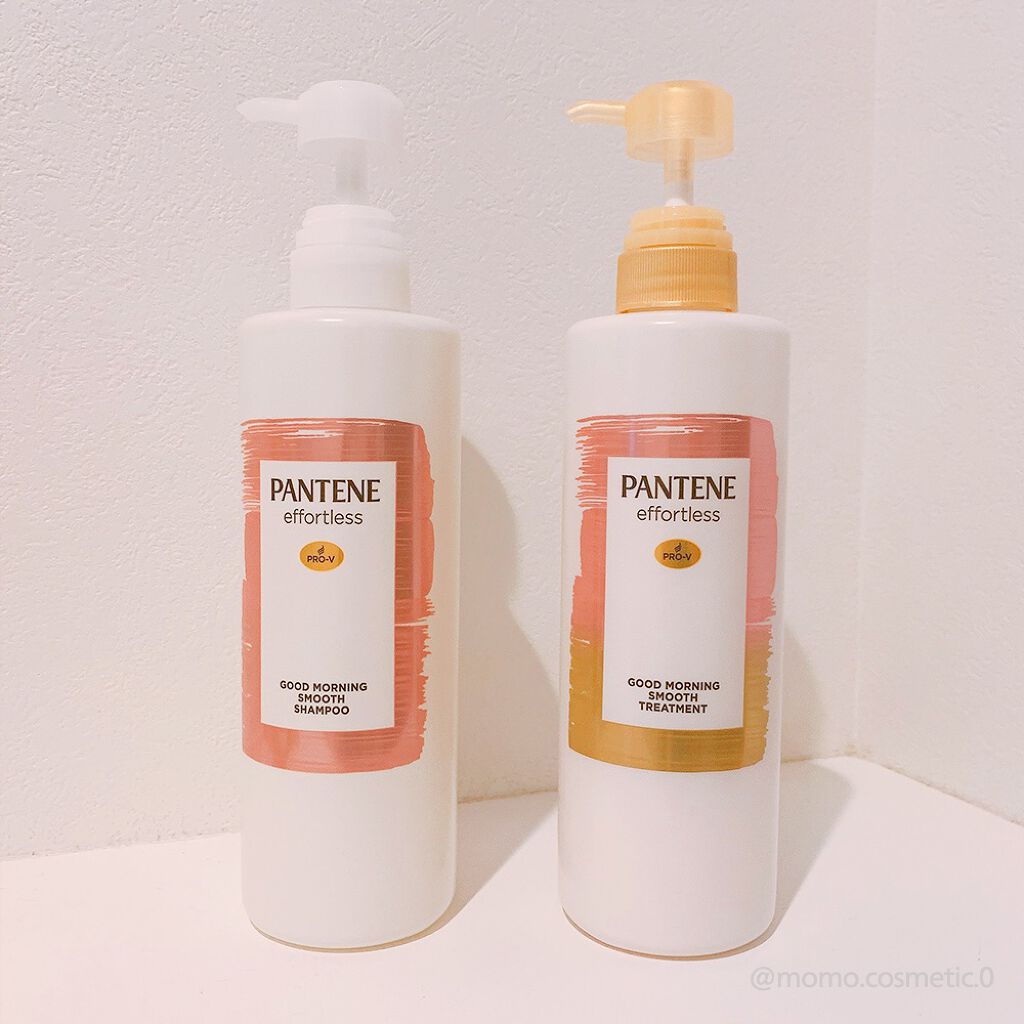 パンテーン エフォートレス グッドモーニング スムース シャンプー／トリートメント/パンテーン/市販シャンプーを使ったクチコミ（1枚目）