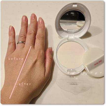 クラリティブラン フィニッシャー(ライトピンク)/ALBLANC/プレストパウダーを使ったクチコミ(3枚目)