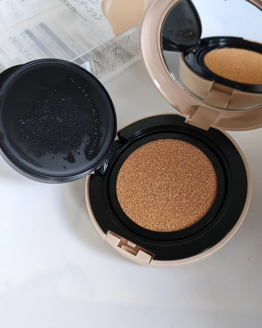 クッションファンデーション 00 明るいベージュ系/CEZANNE/クッションファンデーションを使ったクチコミ（3枚目）