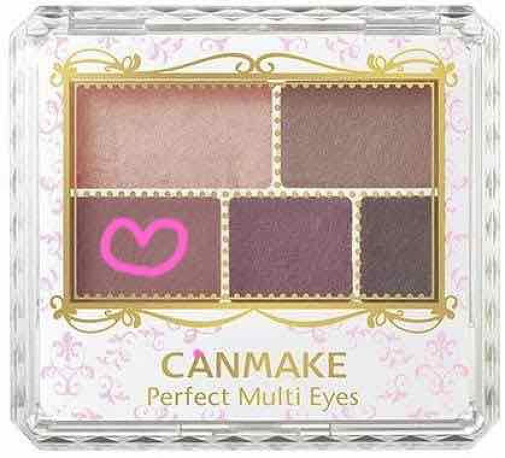 パーフェクトマルチアイズ/キャンメイク/アイシャドウパレットを使ったクチコミ（3枚目）