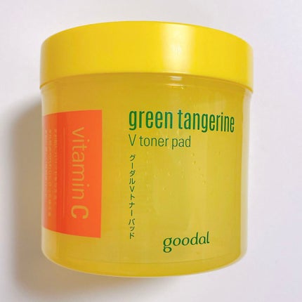 グリーンタンジェリン ビタCダークスポットケアパッド/goodal/トナーパッドを使ったクチコミ(1枚目)