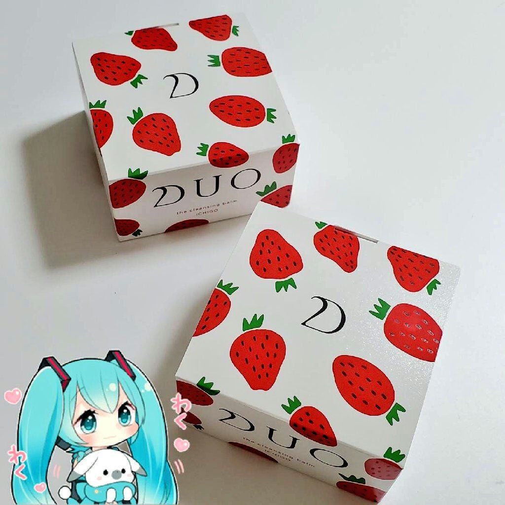 デュオ ザ クレンジングバーム いちご/DUO/クレンジングバームを使ったクチコミ(1枚目)