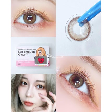See Through Kristin/Hapa kristin/カラーコンタクトレンズを使ったクチコミ(6枚目)
