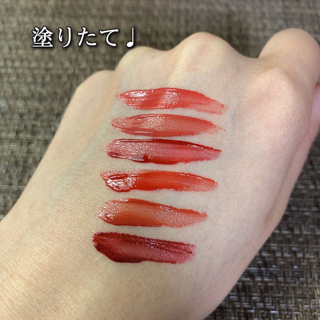 ジューシーラスティングティント/rom&nd/リップティントを使ったクチコミ(3枚目)