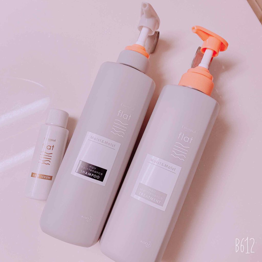 くせ・うねりメンテナンスシャンプー＆トリートメント（モイスト＆モイスト）/エッセンシャル flat/シャンプー・コンディショナーを使ったクチコミ（1枚目）