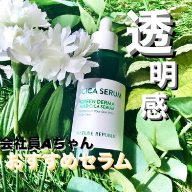 




ネイチャーリパブリック   グリーンダーママイルドシカセラム🌿





50ml        1,999yen(Qoo10     パック3枚ついてくる！)


