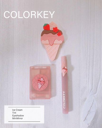 ひなた on LIPS 「可愛すぎる💕中国コスメのアイパレ&ティント&ミラーCOLORK..」(1枚目)