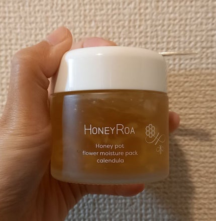 ROAlív ハニーポット フラワーモイスチャーパック トウキンセンカのクチコミ「ハニーロア
ハニーポット フラワーモイスチャーパック
 トウキンセンカ(カレンデュラ)
ハニ.....」(1枚目)