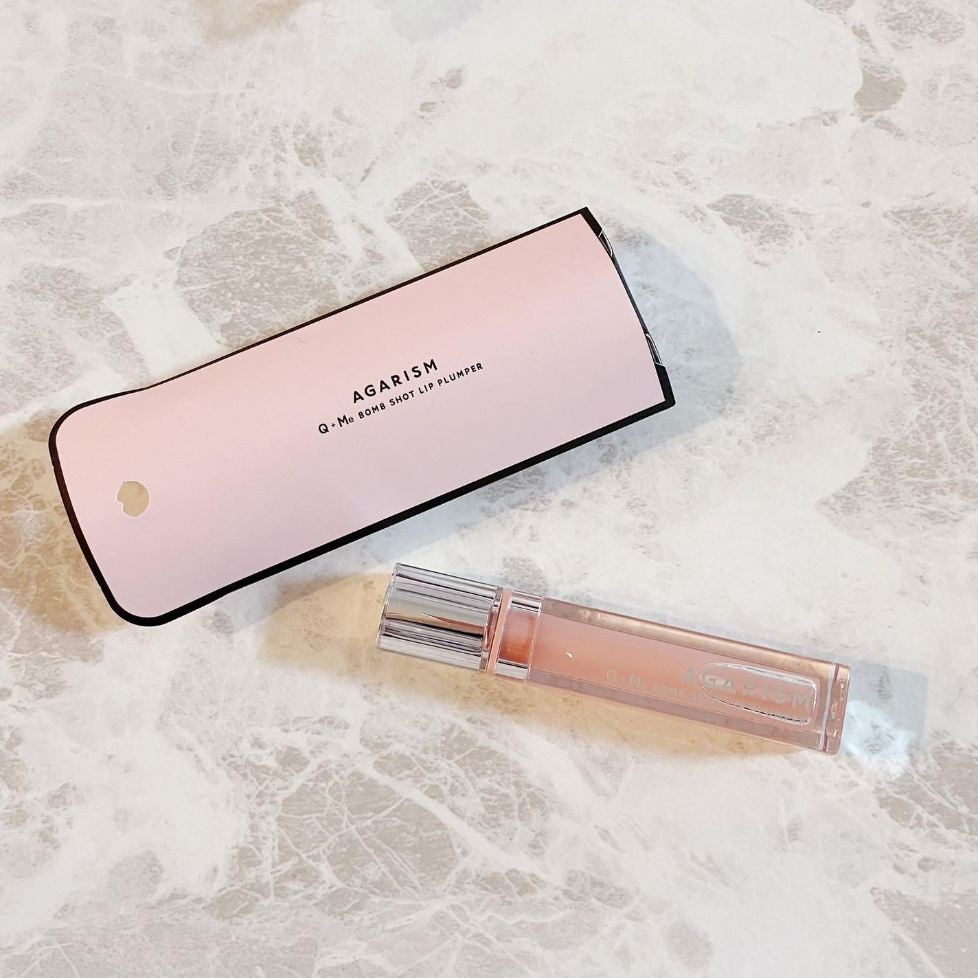 キューミ―ボムショットリッププランパー/AGARISM/リッププランパーを使ったクチコミ(9枚目)