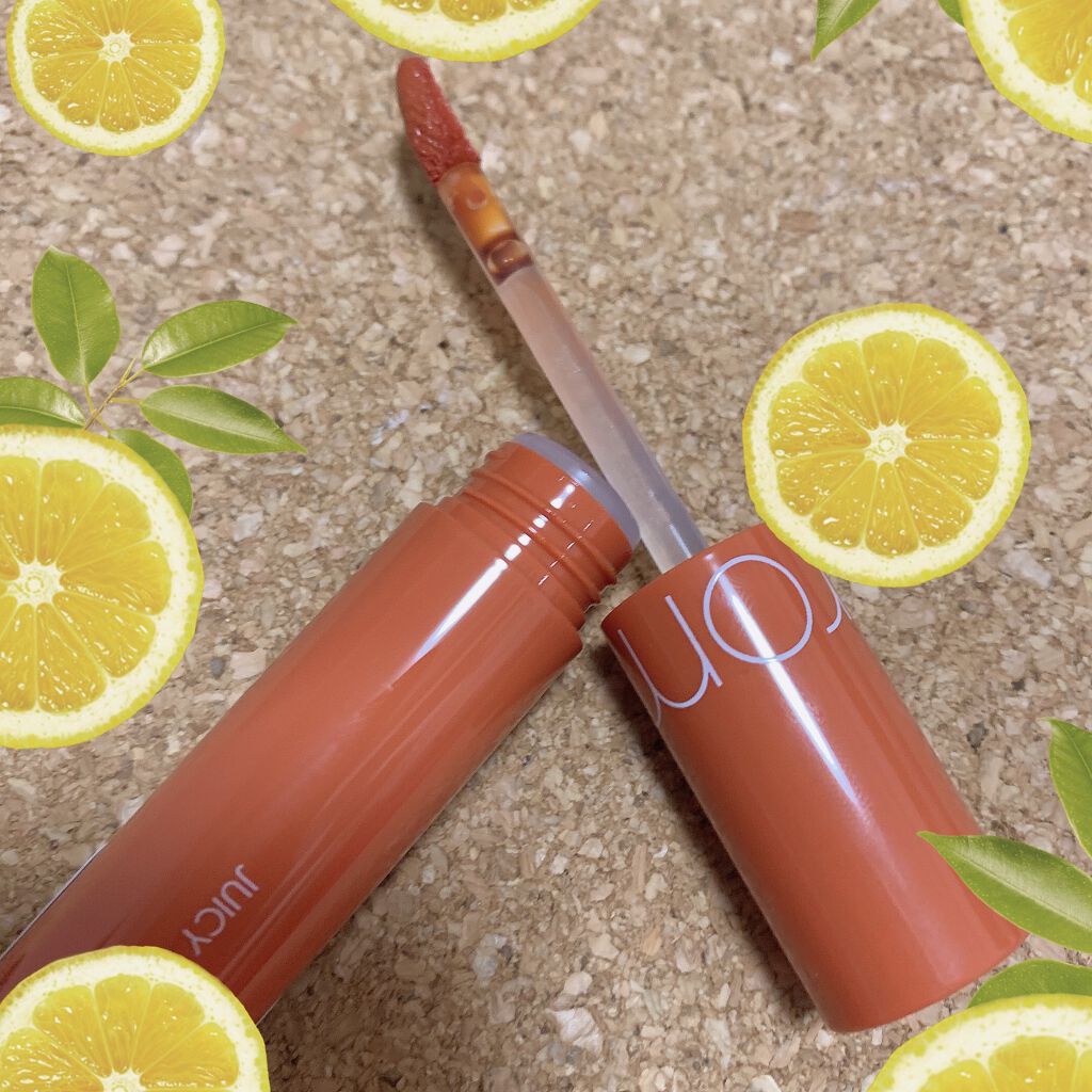 ジューシーラスティングティント/rom&nd/リップティントを使ったクチコミ（1枚目）