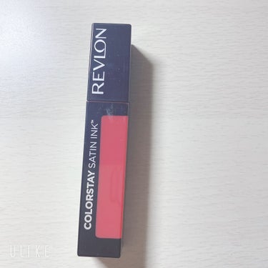 カラーステイ サテン インク 005 シルキー シエナ/REVLON/口紅を使ったクチコミ（3枚目）