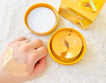 ゴールドコラーゲンファーミングアイパッチ/SNP/アイケア・アイクリームを使ったクチコミ(7枚目)