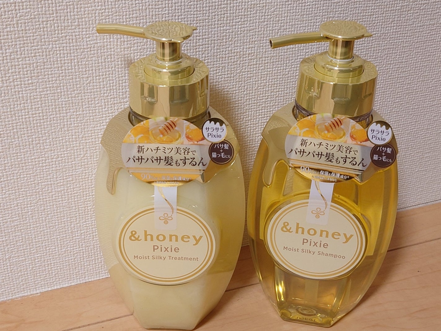 アンドハニー ピクシー モイストシルキー シャンプー1.0/ヘアトリートメント2.0/&honey/市販シャンプーを使ったクチコミ(2枚目)