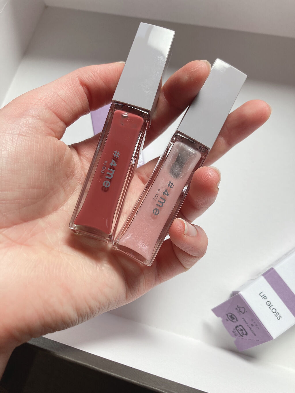 リップグロス/#4me by GU/リップグロスを使ったクチコミ（2枚目）