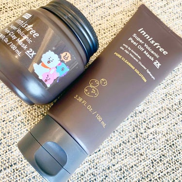 スーパーヴォルカニック ピールオフマスク 2X/innisfree/洗い流すパック・マスクを使ったクチコミ（1枚目）