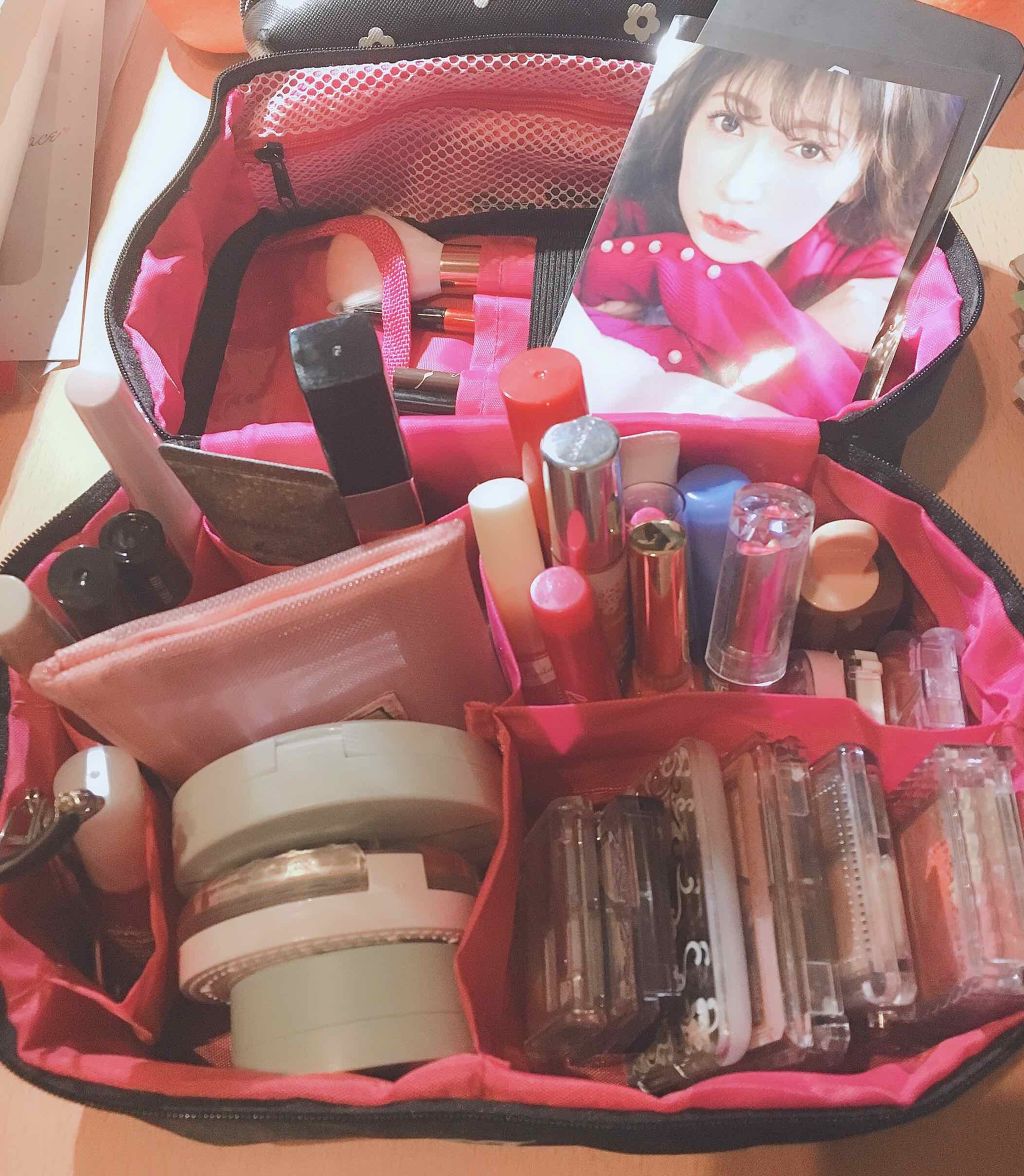 NMB48吉田朱里プロデュースオールインワンBIGメイクポーチ/主婦の友社/雑誌を使ったクチコミ（1枚目）