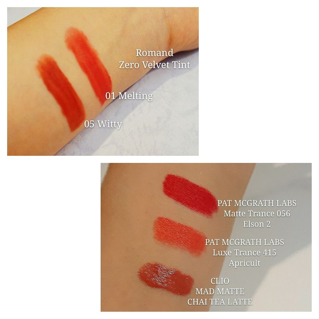 ゼロベルベットティント/rom&nd/リップティントを使ったクチコミ（2枚目）