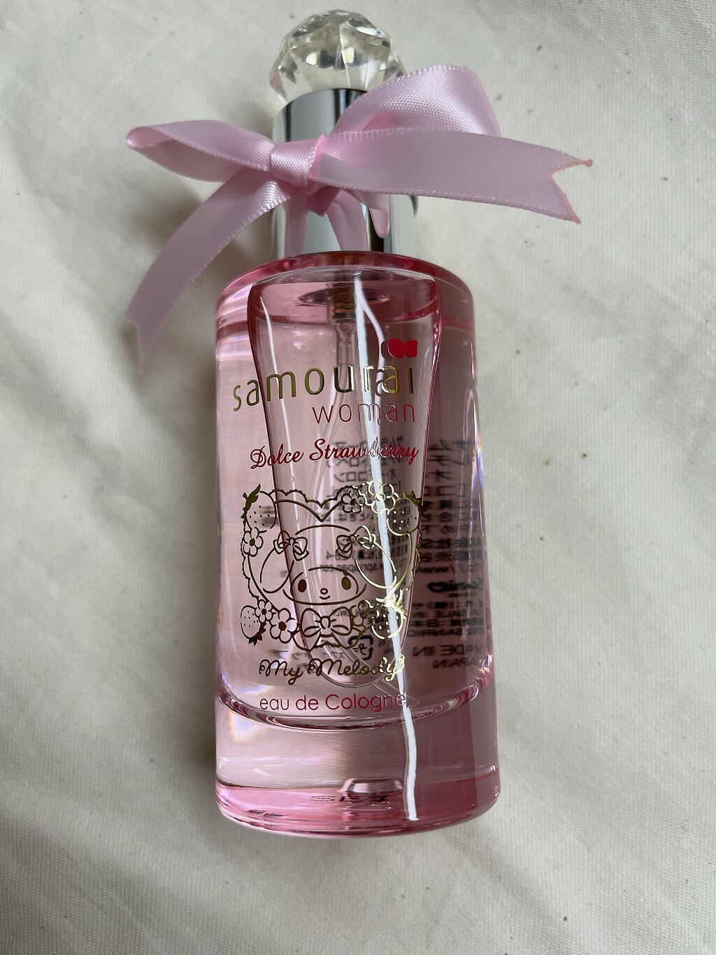マイメロディ×サムライウーマンドルチェストロベリーオーデコロン/サムライウーマン/香水(レディース)を使ったクチコミ(3枚目)