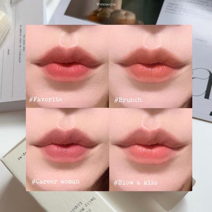 デイリームードマットリキッド #2ブランチ/nuegray/リップグロスを使ったクチコミ(3枚目)