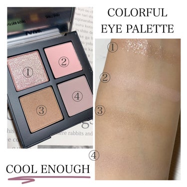 COLORFUL EYE PALETTE/NAMING./アイシャドウパレットを使ったクチコミ（1枚目）