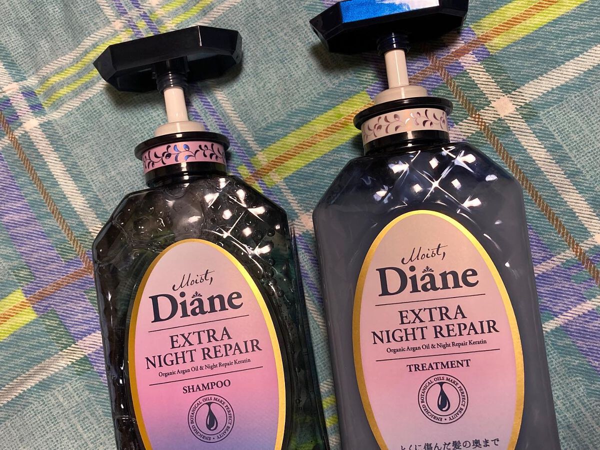 エクストラナイトリペア シャンプー＆トリートメント/ダイアン/市販シャンプーを使ったクチコミ（1枚目）