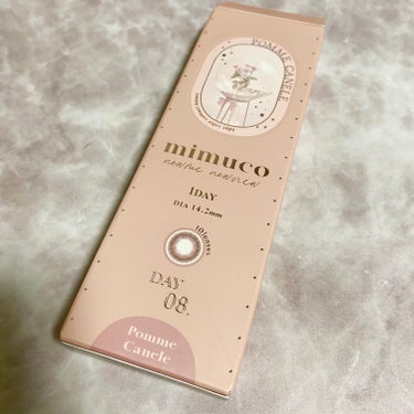 mimuco 1day ポムカヌレ/mimuco/ワンデー（１DAY）カラコンを使ったクチコミ（1枚目）